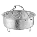 Axyaa Stainless Steel Drain Basket for Food Prep Vegetable Fruit, Multifunction Stainer