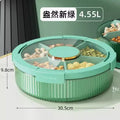 Axyaa Divided Sealed Storage Box for Fruits, Candy, and Snacks