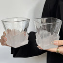 Axyaa Frosted Texture Ice Cup Glass Luxurious Whiskey Cup