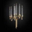 Axyaa Luxe Crystal Chandelier: Elegant Nordic Office & Living Room Pendant Lamp