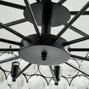 Axyaa Modern Crystal LED Ceiling Chandelier for Luxury Home Decor