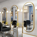 Axyaa Oval LED Bathroom Mirror Gold Frame Anti-fog 3-Color IP56 800/1000/1200MM