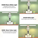 Axyaa Rechargeable Table Lamp with Fan, Clock Display & LED Reading Light