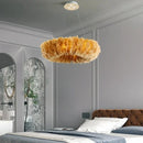Axyaa Feather Pendant Lamps Chandelier for Home Decor Lighting