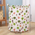 Axyaa Splicing Laundry Basket: Large Capacity Organizer for Clothes, Toys, and Sundries