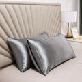 Axyaa Silky Satin Pillowcase - Solid Color, Queen/King Comfortable Pillow Cover