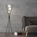 Axyaa Nordic Moon Floor Lamp - Modern Minimalist Three-legged Design, Ideal for Bedroom and Living Room