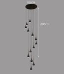Axyaa Modern LED Ceiling Chandelier for Bedroom and Dining Room
