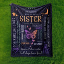 Axyaa Sister Print Flannel Blanket: Soft Cozy Warmth for Home, Travel, and Office