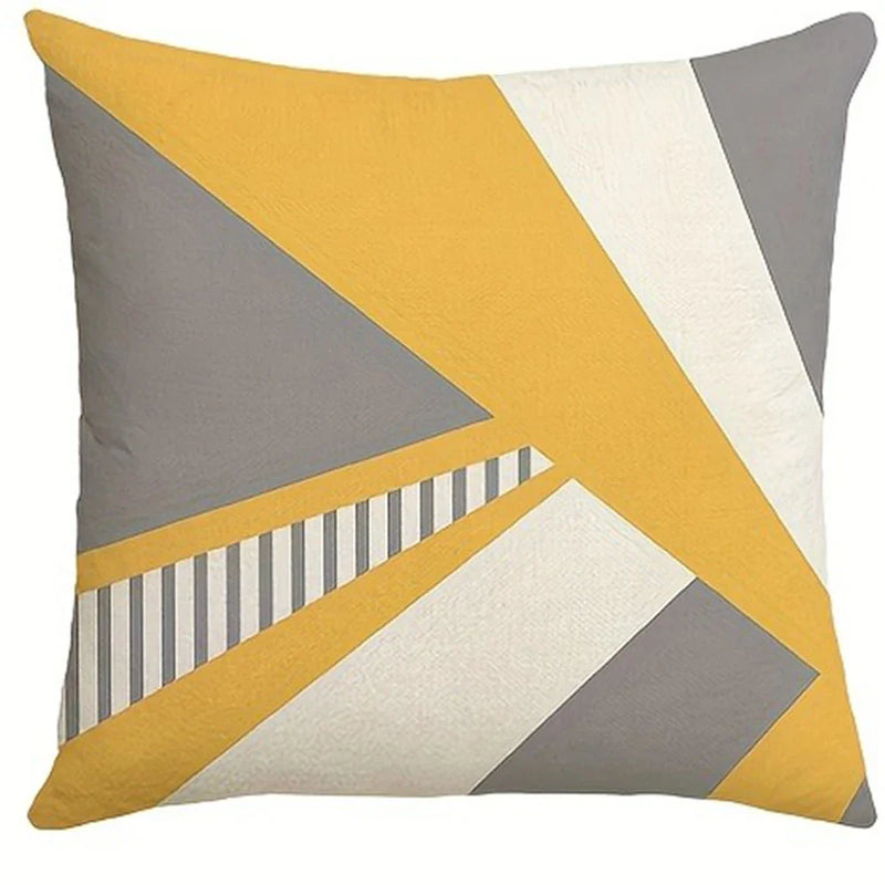 Axyaa Geometric Pattern Printed Pillowcase for Stylish Home Décor