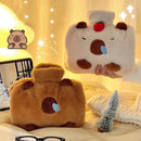 Axyaa Kawaii Plush Hot Water Bottle Bag - Period Pain Relief & Body Warmer