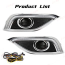 Axyaa LED DRL Daytime Running Light for Honda CRV CR-V 2012-2014 with Dynamic Turn Signal