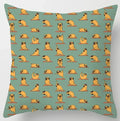 Axyaa Yoga Panda & Avocado Cartoon Animal Throw Pillow Bundle
