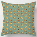 Axyaa Yoga Panda & Avocado Cartoon Animal Throw Pillow Bundle