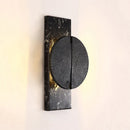 Axyaa Black Grey Marble Wall Light Luxury Decor Sconce for Living Room
