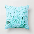 Rose Flowers Cushion Cover 45x45cm Nordic Style Home Decor Throw Pillow Axyaa