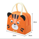 Axyaa Cartoon Animal Lunch Bag: 3D Steroe, Insulated, Waterproof Kids Tote