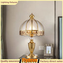 Axyaa Classic Copper LED Desk Lamp for Home Decor and Lighting
