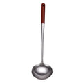 Axyaa Large Stainless Steel Kitchen Cooking Tools with Wooden Handle