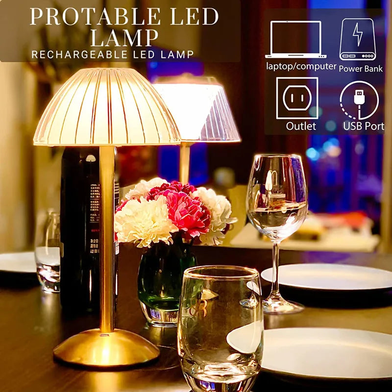 Axyaa Diamond Touch Sensor LED Table Lamp - Nordic Decoration Night Light