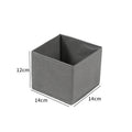 Axyaa Fabric Underwear Storage Box Drawer Organizers for Closet - Socks, Underwear, Ties & More