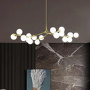 Axyaa Modern Indoor Pendant Lights LED Chandeliers for Living Room