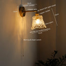 Axyaa Nordic LED Wall Lamps: Modern, Bedroom, Restaurant, Bathroom, Stair Light, Pull Chain Switch