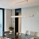 Axyaa Modern Luxury Glass Pendant Chandelier for Dining Living Kitchen