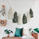 Nordic Christmas Tree Macrame Tapestry for Bedroom Wall Art - Axyaa Aesthetic Decor
