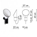 Axyaa Minimalist Speaker Floor Lamp for Living Room, Restaurant, Clothing Store in Study