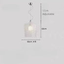 Axyaa Nordic Acrylic LED Hanging Chandelier Pendant Lamps for Home Lighting