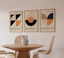 Bauhaus Canvas Prints Set by Axyaa - Geometric Wall Art for Modern Living