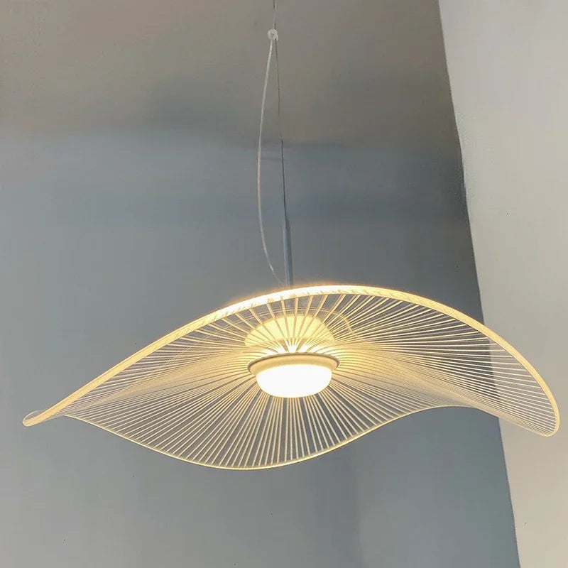 Axyaa Postmodern Wave Design LED Chandelier for Living Room & Office