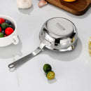 Axyaa Stainless Steel Mini Pot Set - Kitchen Cookware for Frying, Soup, Milk, and Sauces