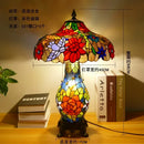 Tiffany Dragonfly Table Lamp Flower Art Deco by Axyaa