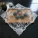 Axyaa Lace Embroidery Table Set for Décor and Protection