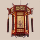 Axya Bamboo Lantern Pendant Light for Elegant Room and Restaurant Decor