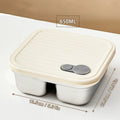 Axyaa Stainless Steel Lunch Box - Stackable Leak Proof Bento Container
