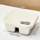 Axyaa Stackable Stainless Steel Lunch Box with Leakproof Lid