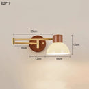 Axyaa Nordic Rotatable Wall Lamp for Living Room & Bedroom - Folding Log Style