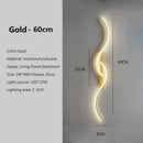Axyaa LED Wall Sconce Modern Minimalist Light for Bedroom and Living Room