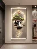 Axyaa Light Luxury Water Feature Wall Lights for Elegant Entrance Decor