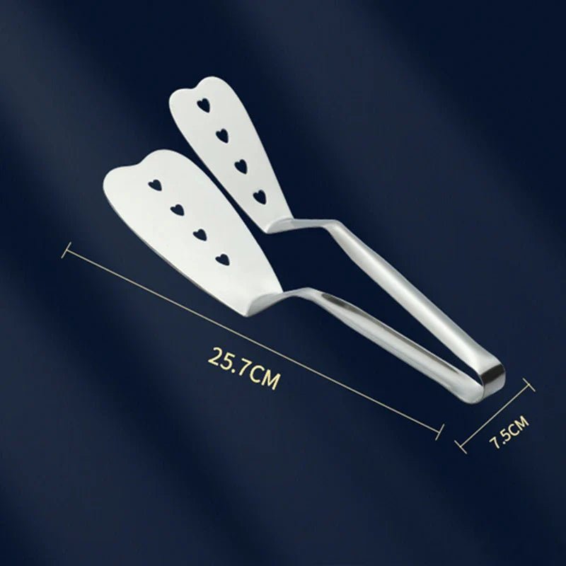 Axyaa Stainless Steel Food Tongs BBQ Tools Kitchen Accessories