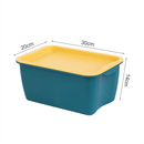 Axyaa Desktop Storage Box with Lid: Multifunction Organizer for Cosmetics, Makeup, and Sundries