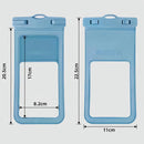 Axyaa Waterproof Cell Phone Bag - IPX8 Waterproof Storage for Samsung, Apple, Android
