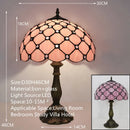 Axyaa Luxury Color Glass Table Lamp for Living Room Bedroom Study and Hotel