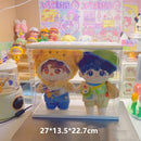 Axyaa Cotton Dolls Display Box: Plush Toy Showcase & Storage Organizer