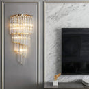 Axyaa Elegant Crystal Wall Sconce - High Quality Electroplating Luxury Lamp