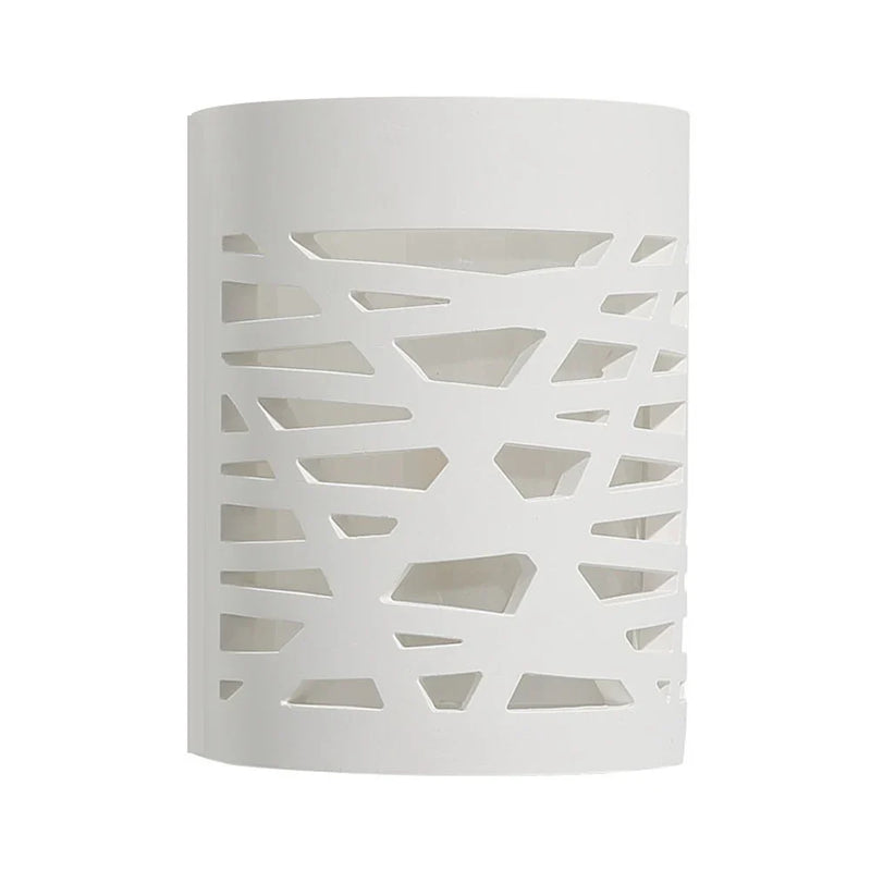 Axyaa Cylindrical LED Wall Light with Gypsum Shade and Energy-saving G9 Bulb