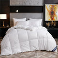 Axyaa 3D Down Quilt - Luxury Goose Down Comforter with Soft Cotton Fabric